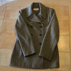 EUC Calvin Klein Wool Peacoat